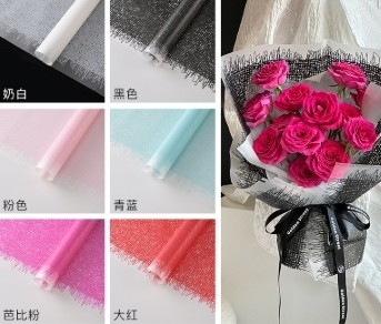 Un buon prezzo. carta da imballaggio a fiore a tessuto Ni Guang Ke impermeabile in linea