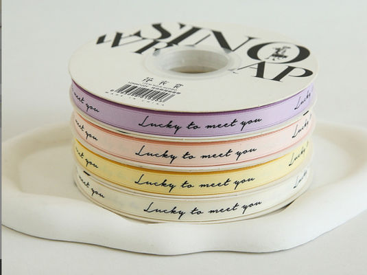 comprare Jinyi Corea cintura a doppio lato fresco bouquet decorazione nastro fatto a mano regalo floreale fai da te 1 cm fortunato a conoscerti fabbricazione online