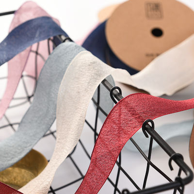 comprare Filato di cotone di 4 cm con imballaggio a bouquet di fiori, nastro a fiocco, nastro a fiore, nastro decorativo fai da te fatto a mano fabbricazione online