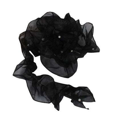 comprare 12cm perla organza piegate bordo volantino bordo specchio bordo nastro rete fiore rosa Fiore accessori di abbigliamento bocca fabbricazione online