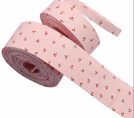 comprare Nastro a strisce di ciliegio, nastro di stoffa pressato, cintura tessuta, cravatta, guinzaglio per animali domestici, collare, imballaggio regalo, nastro di stoffa online manufacture