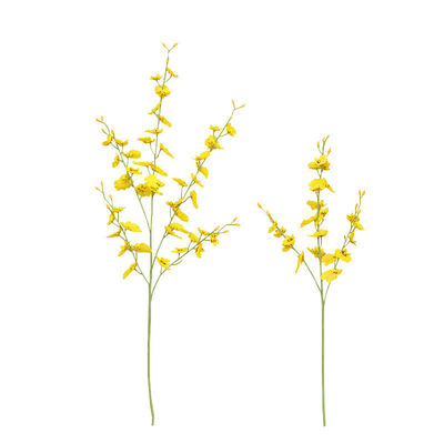 comprare Il nuovo tipo di fiore artificiale, una singola orchidea danzatrice, è adatto per la decorazione di hotel e ristoranti, salotto e fiori artificiali di orchidea danzatrice di nozze. fabbricazione online