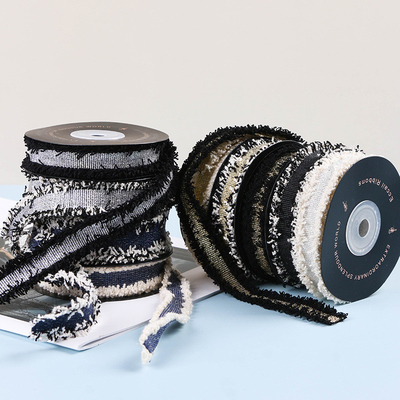 comprare Nastro multicolore coreano con piccoli bordi floreali profumati, pelliccia e bordi ruvidi, accessori di abbigliamento, accessori per capelli, decorazione in materiale di collana fai da te online manufacture