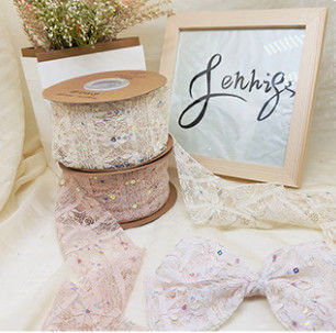 comprare Stile coreano di fascia alta uomo pesce nastro di pizzo 7cm accessori per capelli con fascia di fascia alta feel fai da te farfalla semilavorata Legare un nastro fabbricazione online