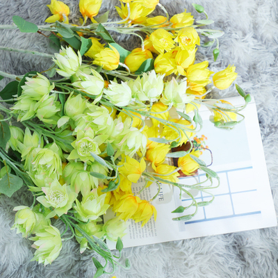 Un buon prezzo. Fiori di simulazione nordica di fascia alta, campanelli a vento, fiori di seta, fiori finti, arredi per la casa, abitazioni in famiglia, soggiorni, composizioni floreali da scrivania, fiori di seta, decorazioni da matrimonio in linea