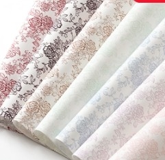 comprare Fiorista Imballaggio Bouquet Carta di imballaggio 3D Carta chiave di cotone Stella Fiume Rosa Amore Fiore Carta di imballaggio online manufacture