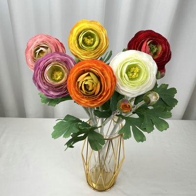 comprare Stoffa di maceria con 2 teste, mazzo di fiori di loto, decorazione di matrimonio, decorazione domestica, fiori artificiali, guida stradale per la campagna, decorazione di arrangiamenti floreali, fiori finti online manufacture
