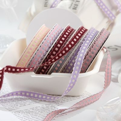 comprare Artigianato fai-da-te Essenziale Azzurro scuro A quadri Righe a quadri Arco a mano Clip capelli Accessoiri Abbigliamento Calzature Cappelli Bouquets di fiori Nastro di imballaggio fabbricazione online