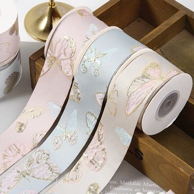 comprare Alta tenacia Blu e Verde Stampaggio a caldo Nastro d'amore farfalla per fai da te Scatola regalo di nozze confezionamento Colori personalizzati Disponibili fabbricazione online