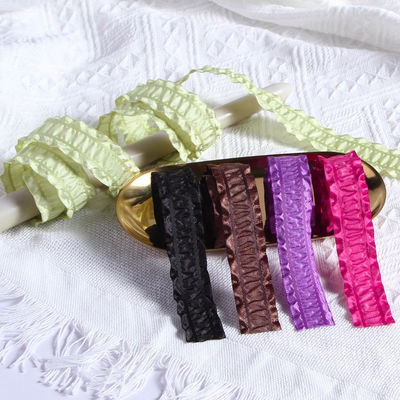 comprare Abito in poliestere ripiegato eco-compatibile, bordo a nastro tessuto per accessori per capelli fai da te e imballaggi per scatole regalo fabbricazione online