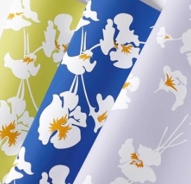 Un buon prezzo. Carta di imballaggio impermeabile a piume di fiore in linea