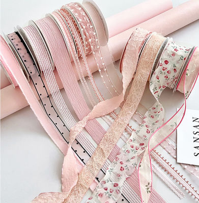 comprare Nastro Floreale Bouquet Decorativo Serie Rizhao Honey, Fatto a Mano, Galleggiante, Fiori Fai-da-Te, Confezione Regalo, Cinghie in Poliestere, Solidità del Colore fabbricazione online