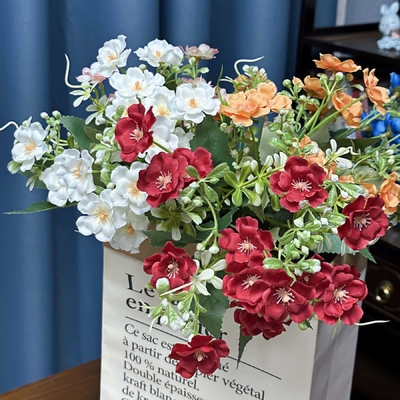 comprare Simulazione di fiori perla crisantemo fascio piccola margherita matrimonio Decorazione domestica transfrontaliera Ornamento floreale finto Arredamento all'ingrosso online manufacture