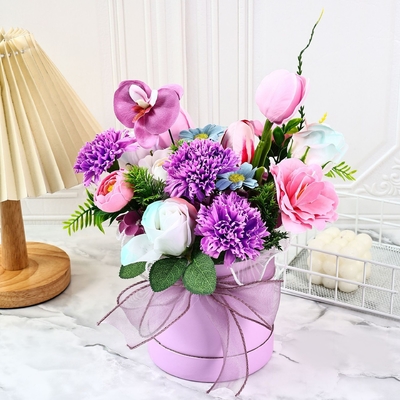 comprare Boccone regalo di fiore di sapone misto, stagione delle laurea, regalo per la festa degli insegnanti, regalo per la festa della mamma, boccone regalo di fiore di sapone, transfrontaliero online manufacture