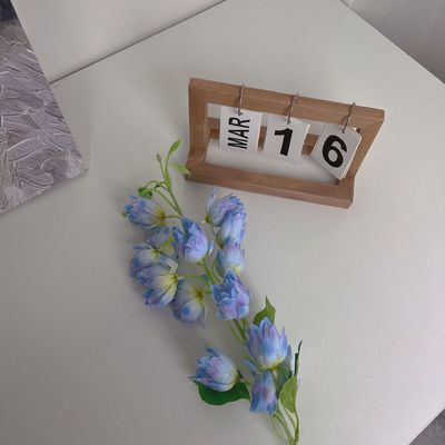comprare Fiori artificiali, fioritura, Phalaenopsis, fiori artificiali, fiori di seta, fiori per la casa, decorazioni da matrimonio, giglio della valle, fiori di campana del vento fabbricazione online