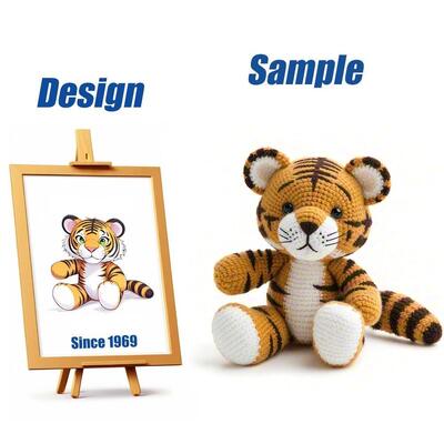 comprare Giocattolo di peluche a spillo Amigurumi, OEM da 11-30 cm con certificazione CE/EN71/CPC/ASTM fabbricazione online