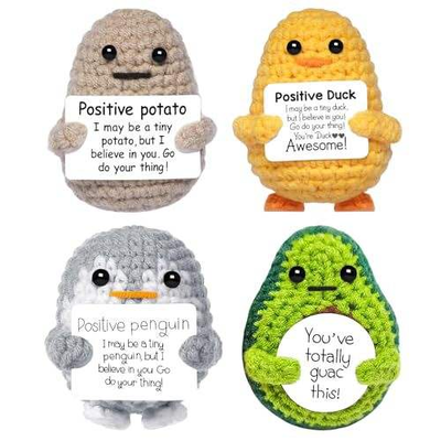 comprare CXHP Prodotto a mano di cotone a crochet positivo di patate 10×8×5 cm, giocattolo regalo per alleviare lo stress fabbricazione online