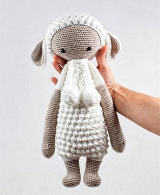 comprare Giocattolo animale fatto a mano all'uncinetto da 35 cm, regalo per bambini in filato di cotone con stampa/ricamato, MOQ basso fabbricazione online