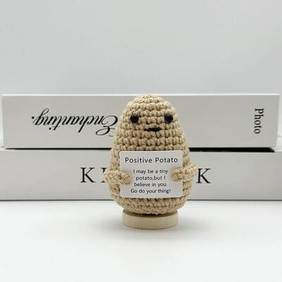 comprare DIY Crochet Cartoon Stuffed Bottine a maglia Artigianato a mano Aglio lana Kit Bottina giocattolo per bambini fabbricazione online