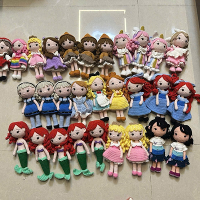comprare Fatto a mano Amigurumi farcito giocattolo lavorato a maglia uncinetto bambola bambino bambino animali di peluche OEM a buon mercato all'ingrosso Prodotto Viet Nam fabbricazione online