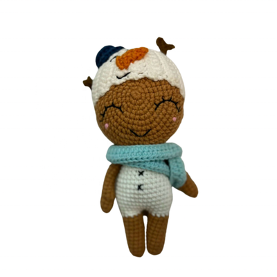 comprare Bambola alla moda all'uncinetto Collezione Amigurumi Mini peluche fatto a mano con ripieno di molletta Baiana per ragazze fabbricazione online