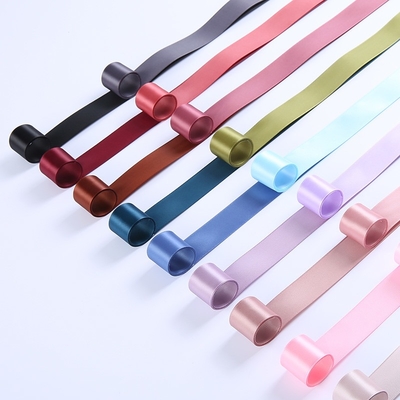 comprare Doppio nastro parteggiato a 1 pollici del raso delle iarde del nastro 25mmX50 dell'involucro di regalo del Grosgrain online manufacture
