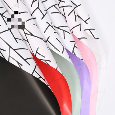 comprare Fiorista di plastica Wrapping Paper del fiore modellato doppio lato 58cm*58cm online manufacture