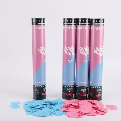 Un buon prezzo. i cannoni rosa dei coriandoli di 30cm da vendere, genere rivelano il cannone dei coriandoli in linea