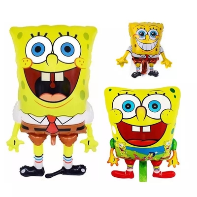 Un buon prezzo. Palloni gialli di Bob SquarePants Patrick Star Shape della spugna del personaggio dei cartoni animati caldo all'ingrosso di vendita in linea