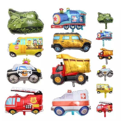 Un buon prezzo. Giocattolo dell'automobile della decorazione della festa di compleanno dei giocattoli dei nuovi di Mini Traffic Vehicle Aluminum Foil bambini all'ingrosso del pallone in linea