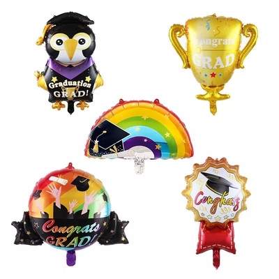 Un buon prezzo. Lo studente eccezionale Woodpecker Medal Rainbow del trofeo di graduazione ha modellato il pallone della stagnola in linea