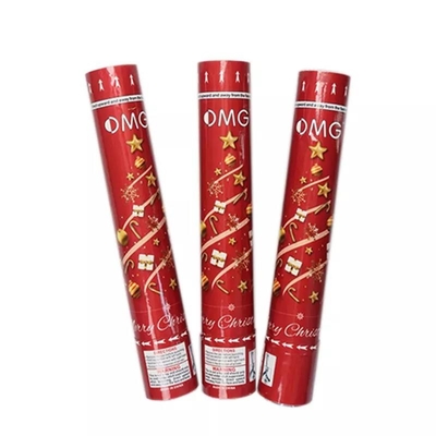 Un buon prezzo. Il genere tenuto in mano all'ingrosso della carta dei fuochi d'artificio rivela il cannone di macchina per fare i popcorn dei coriandoli del cannone dei coriandoli per il Natale di nozze in linea