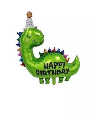 Un buon prezzo. Giro animale Dino Foil Balloon For Kid Toy Party del grande fumetto gonfiabile del pallone della stagnola del dinosauro in linea
