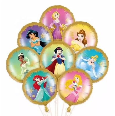 Un buon prezzo. Pallone della stagnola della stagnola 18inch dell'elio di principessa di Wholesal per la decorazione del regalo di compleanno del partito in linea