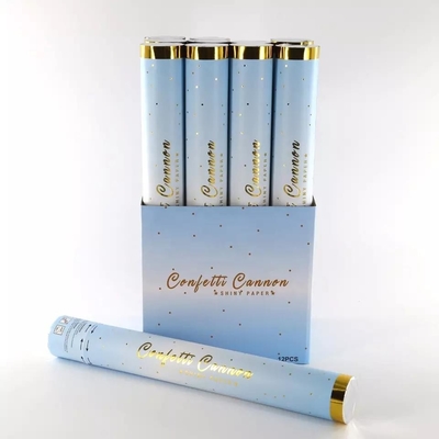 Un buon prezzo. Cannone di coriandoli di carta lucida biodegradabile di Wholseal nuovo arrivo per la decorazione di Natale in linea