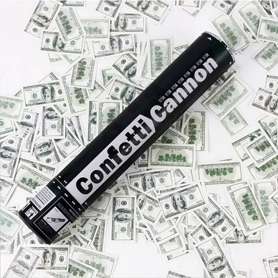 Un buon prezzo. Cannone di coriandoli di popper per feste in dollari di carta biodegradabile in linea