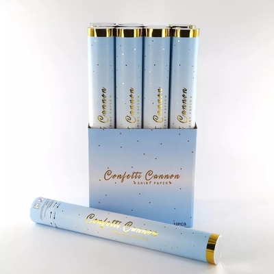 Un buon prezzo. Gender Revel Party Shining Paper Popper Confetti Cannon Hot Foil Stamping Label in linea