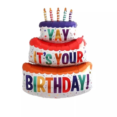 Un buon prezzo. Palloncini in lamina di alluminio a tema torta Giocattoli per bambini per la decorazione della festa di compleanno in linea