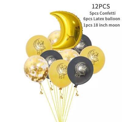 Un buon prezzo. Riunione di Eid Latex Balloon Set Ramadan Eid Decorations For Party Festival a 12 pollici in linea