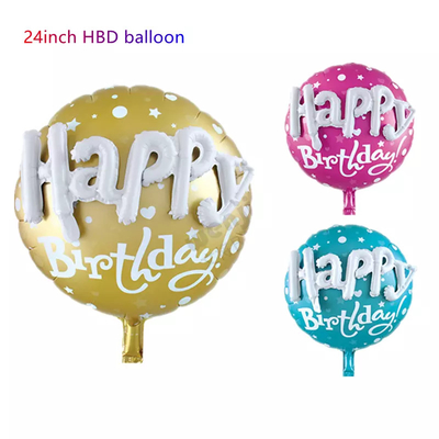Un buon prezzo. Pallone del di alluminio della disposizione di scena del partito di buon compleanno che fa galleggiare 24inch in linea