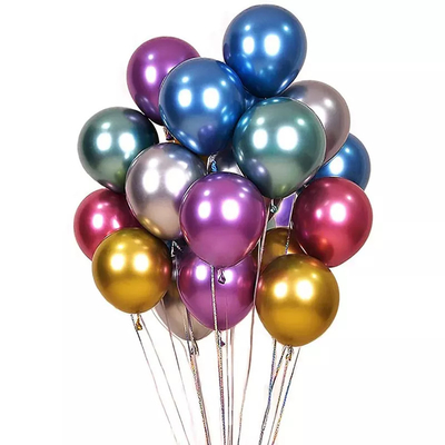 Un buon prezzo. Pallone metallico del lattice di 10/12Inch Chrome dell'elio variopinto del giro per la festa di compleanno in linea