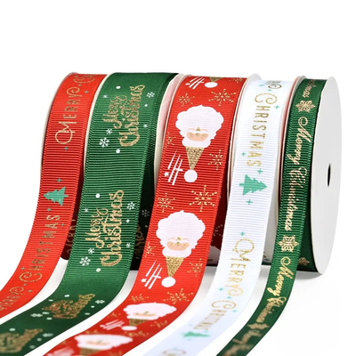 Un buon prezzo. Famous Christmas Ribbon Gifts Tapes Webbing Wholesale Satin Con Logo Festa Ornamenti Decorazioni Domestiche in linea