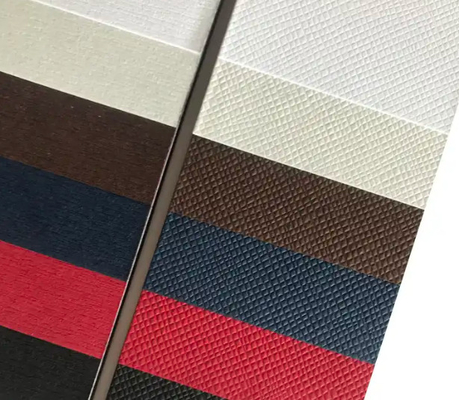 Un buon prezzo. Carta in rilievo di lusso con tessuto stampato con modello speciale di lino elegante 110Gsm/250Gsm in linea