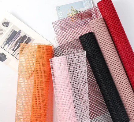 Buon prezzo Buco circolare Fioristi Bouquets Carta Poly Decor Floral Flower Wrapping Mesh in linea