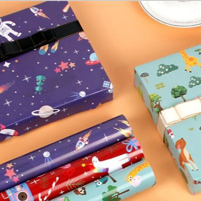 Un buon prezzo. Tecnologia di stampa digitale carta da regalo con finitura opaca in linea