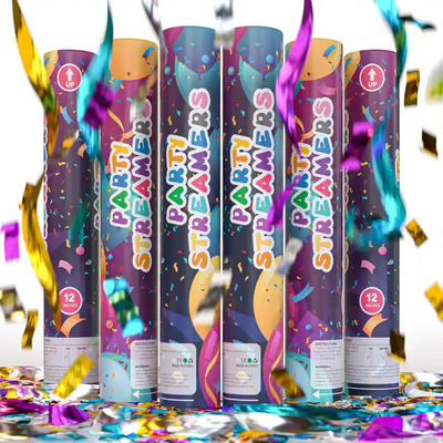 Un buon prezzo. Nuovo design Fabbrica di carta Streamers Confetti Festa Popper Confetti cannone in linea