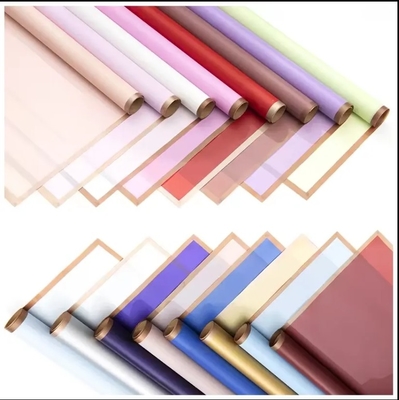 Buon prezzo Carta di avvolgimento impermeabile per fiori per bouquet colori personalizzabili in linea