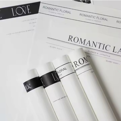 Un buon prezzo. Carta da regalo spessa bianca impermeabile Fiorista Bouquet Carta da imballo coreana Carta da imballo in linea