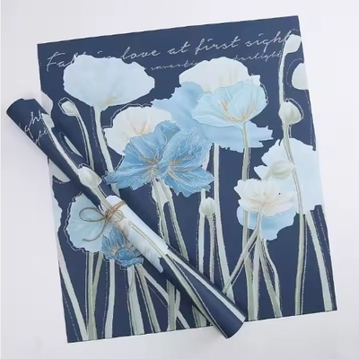 Un buon prezzo. Carta di avvolgimento floreale a misura impermeabile per bouquet stile coreano in linea