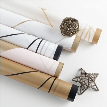 Un buon prezzo. Angolo di Lizhiran bordo oro carta coreana impermeabile imballaggio dei fiori carta opaca materiale bouquet negozio di fiori carta dei fiori in linea